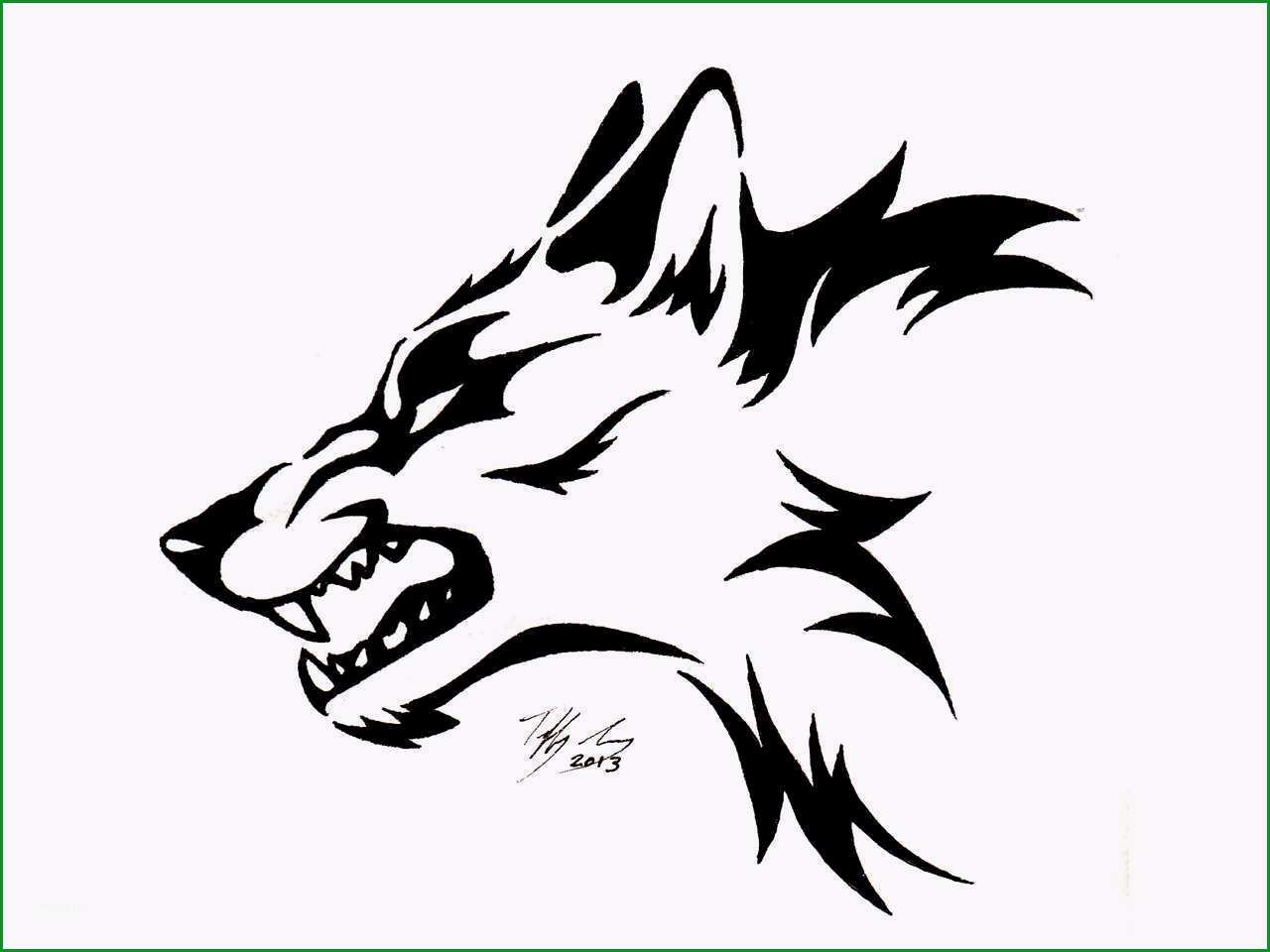 wolf tattoo vorlage neu angry tribal wolf tattoo design