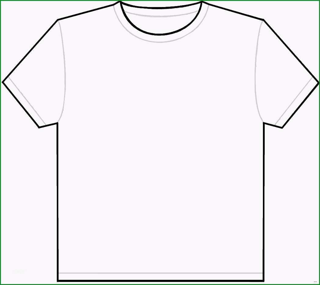 t shirt shape template