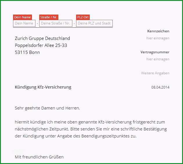vorlage kuendigung kreditkarte